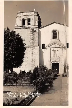 Rabat Domicaanse Republiek La Republica Dominicana Iglesia de las Mercedes Ciudad Trujillo Fotokaart Zuid-Amerika HC56736