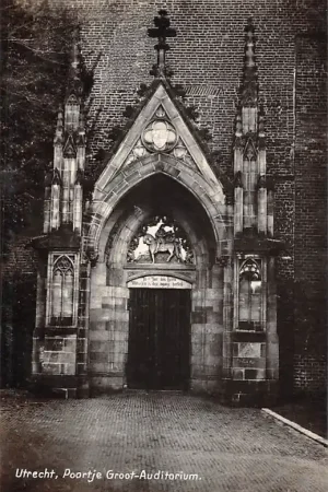 Wysoka jakość Utrecht Poortje Groot-Auditorum Type fotokaart HC56641
