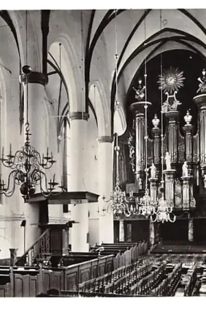 Elburg Interieur van de Ned. Herv. Kerk 1957 Orgel HC56565 Rabat