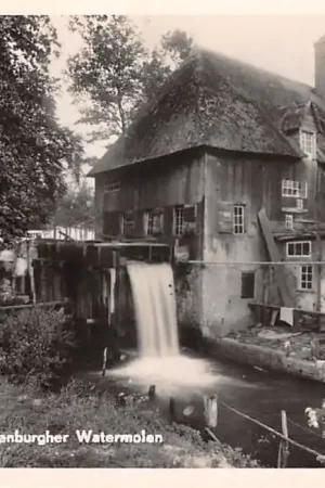 Vaassen Oude Cannenburgher Watermolen 1952 Veluwe Molen HC56430 Popularny