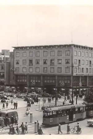 Rotterdam Coolsingel RET trams Beurs Hollandse Bank Unie HC56330 Darmowa dostawa