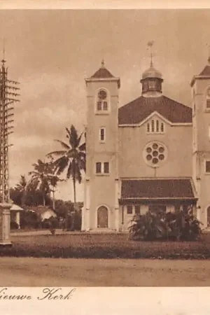 Tylko dziś Nederlands-Indië Weltevreden Nieuwe Kerk Indonesia Indonesië Azië HC56310