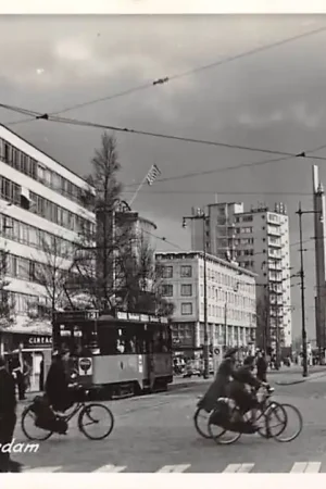 Rotterdam Coolsingel RET Tram Lijn 3 Bijenkorf HBU C&A HC56385 Promocja