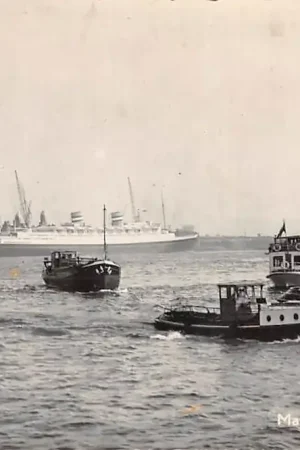 Rotterdam Maasgezicht Sleepboot Binnenvaart schepen Holland America Line Holland America Line HC56364 Darmowa dostawa