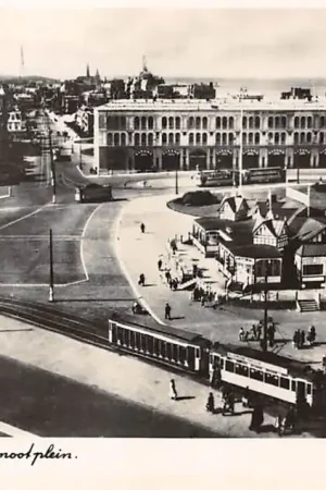 Autentyczny Scheveningen Gevers Deynootplein HTM Tram 's-Gravenhage HC56012