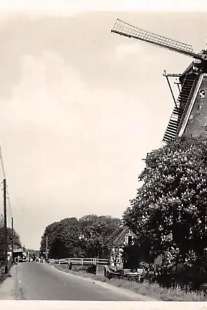 Wateringen Heulweg met molen Windlust 1941 Westland HC55968 Premium