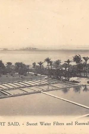 Premium Egypye Port Said Sweet Water Filters and Rasswah Bridge Egypt Afrika HC55838