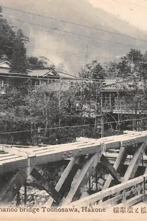 Japan Hakone Kansuito Hotel & Tamanoo bridge Toonosawa AziëHC55823 Rabat