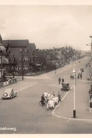 Scheveningen Harstenhoekweg met Haeck Restaurant 's-Gravenhage HC55801 Rabat