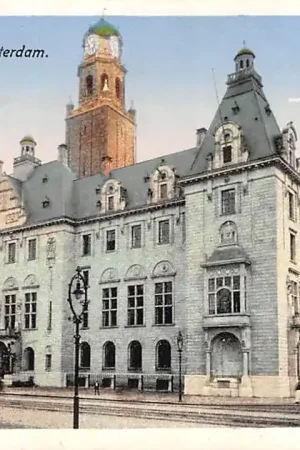 Rotterdam Nieuwe Stadhuis BLGO. Beschreven ansichtkaart. HC55691 Niska cena