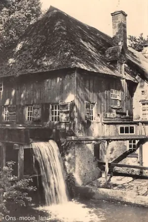 Vaassen Cannenburgh molen Watermolen Ons mooie land Veluwe HC55743 Oryginalny