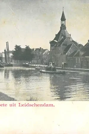 Leidschendam Groete uit 1900 Binnenvaart schepen ScheepvaartHC55615 Wysoka jakość