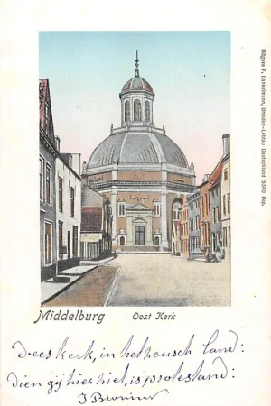 Middelburg Oost Kerk 1900 HC55595 Tani