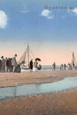 Wijk aan Zee Strand gezicht 1921 HC55450 Premium