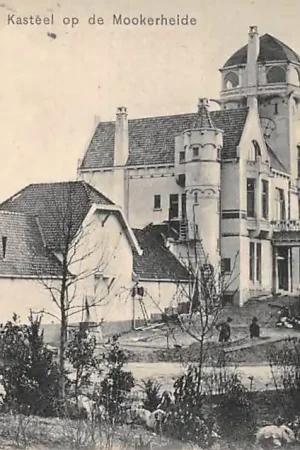 Oryginalny Molenhoek Kasteel op de Mookerheide Heumensebaan 2 Mook Nijmegen Limburg HC55484