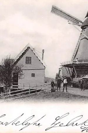 Weesp Klompweg met Molen voor 1900 HC55344 Bezpieczna płatność