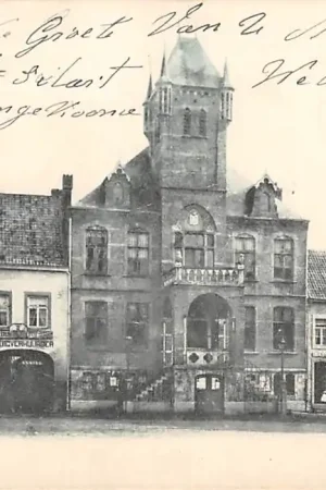 Sittard Markt met Stadhuis 1900 Limburg HC55340 Zamów teraz