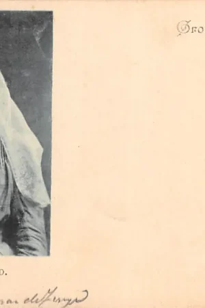 Zeeland Noord-Beveland Vrouw in klederdracht 1900 Vintage HC55211 Niska cena