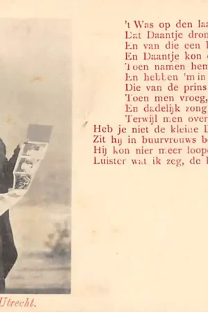 Utrecht Onze Daantje Gedicht over dronken Daantje 1900 Humor HC55202 Premium