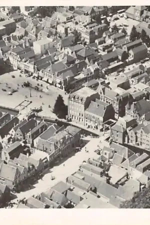 Alkmaar Waag en Waagtoren 1947 KLM Luchtfoto No. 6445 HC55074 Premium