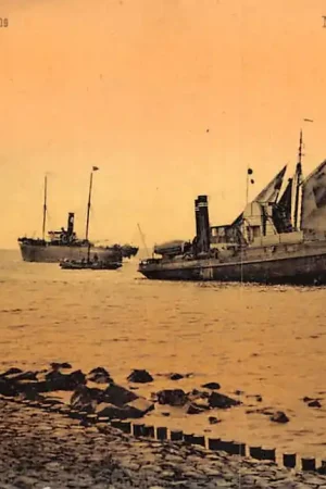 Kup teraz IJmuiden Noord Pier Schepen Sleepboot Amsterdam V Scheepvaart Tulp HC55073