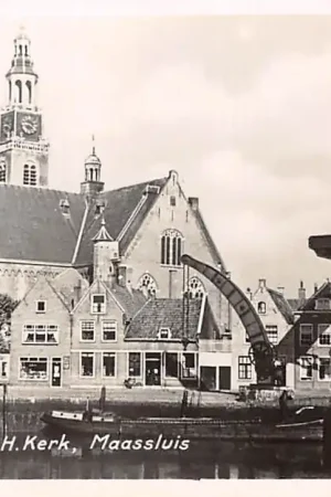 Maassluis Havenkom met N.H. kerk HC55017 Oferta