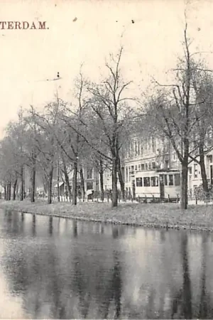 Rotterdam Noordsingel met RET Tram 1910 HC54949 Oryginalny