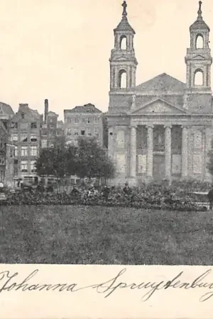 Wysoka jakość Amsterdam Waterlooplein Mozes en Aaron kerk 1901 HC54941