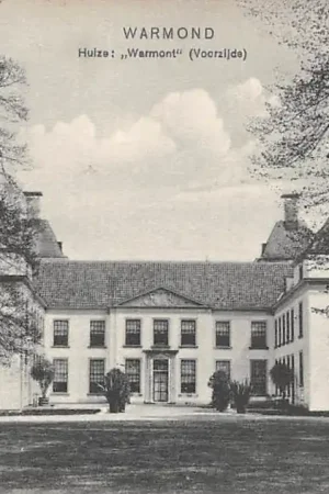 Warmond Huize Warmont Voorzijde Kasteel 1910 HC54929 Tani