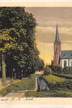 Vreeswijk Koninginneweg met R.K. Kerk Nieuwegein HC54824 Najlepsza cena