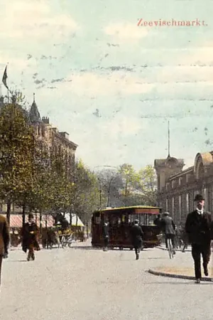 Rotterdam Zeevischmarkt Tram 1910 HC54805 Kup teraz