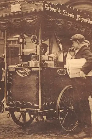 Wyprzedaż Rotterdam Momentopname uit het Rotterdamsche straatleven IJsverkoper Roomijs a la Vanille Gebruikt steeds J. Gijzen's Vanille IJs HC54751