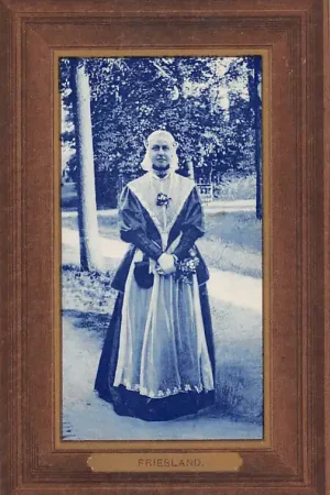 Szybka dostawa Friesland Friese vrouw in klederdracht Vintage 1908 Tulp HC54747