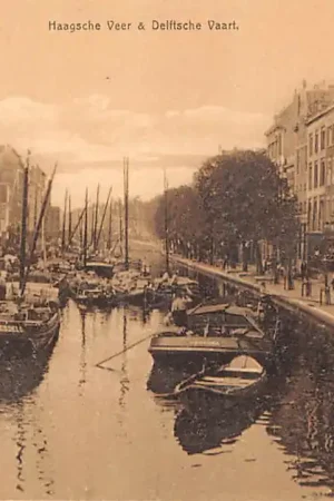 Rotterdam Haagsche Veer & Delftsche Vaart Binnenvaart schepen Joahanna en Hoogenraad & Wesselo HC54717 Zwrot pieniędzy