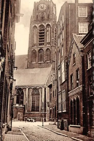 Autentyczny Rotterdam Toren Groote Kerk 1933 HC54680
