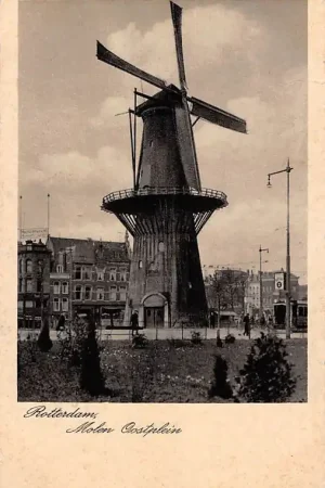 Rotterdam Molen Oostplein 1937 HC54678 Szybka dostawa