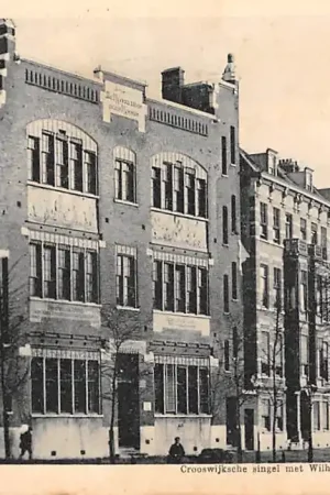 Darmowa dostawa Rotterdam Crooswijksche singel met Wilhelmina school 1903 HC54646