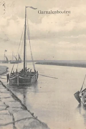 Katwijk aan Zee Garnalen booten Visserij Schepen Scheepvaart HC54591 Tani