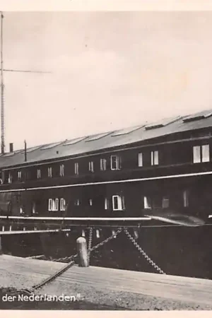 Zwrot pieniędzy Den Helder Wachtschip Koningin Emma der Nederlanden 1939 Marine Scheepvaart Schepen HC54571