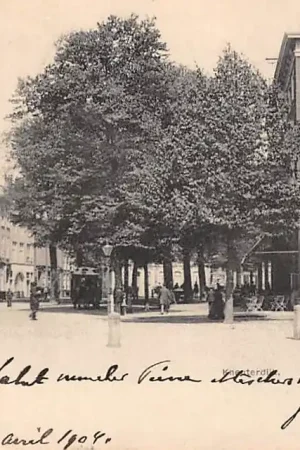 Ostatnia szansa 's-Gravenhage den Haag Kneuterdijk met paarden tram 1900 HC54548