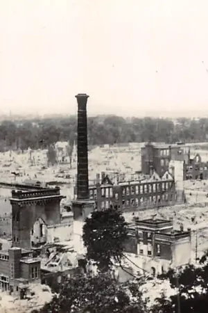Rotterdam Coolsingel Verwoesting Bombardement 4 Mei 1940 WO2 HC54519 Szybka dostawa