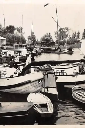 Grouw Op de Meren Zeil schepen Friesland 1944 HC54473 Najlepsza cena