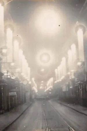 Tylko dziś Amsterdam Edison Lichtweek 1929 Leidsestraat (?) Fotokaart HC54351