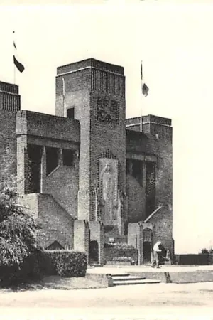 Amersfoort Belgisch Monument als dank voor hulp aan Belgische vluchtelingen 1914-1918 WO1 HC54234 Szybka dostawa