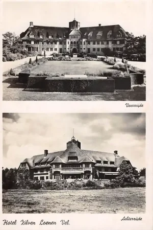 Loenen (GD) Hotel Zilven Voorkant en achterkant 1939 Veluwe HC54203 Szybka dostawa