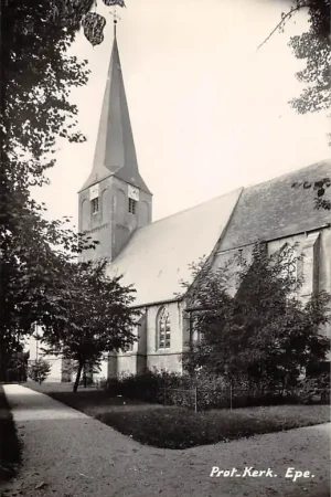 Ekspresowa dostawa Epe Port. Kerk Newo fotokaart 1940 Veluwe HC54195