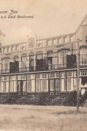 Wysoka jakość Noordwijk aa Zee Villa's Heer Parijs a\\/d Zuid Boulevard 1916 HC54095