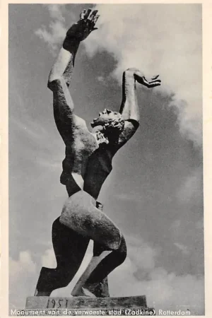 Zamów teraz Rotterdam Monument van de verwoeste stad Zadkine HC54045