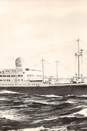 Scheepvaart m.s. Prinses Irene Oranje Lijn N.V. Rotterdam 1959 Schepen HC53976 Kup teraz