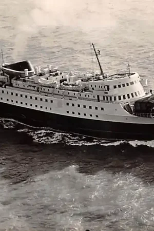 Promocja Vlissingen Stoomvaart Mij. Zeeland d.s.m.s Koningin Wilhelmina Veer boot Schepen Scheepvaart 1960 HC53970